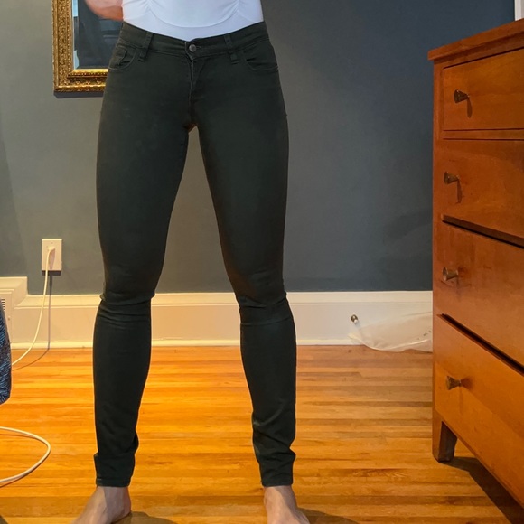 Army Green Jeggings - Picture 3 of 5